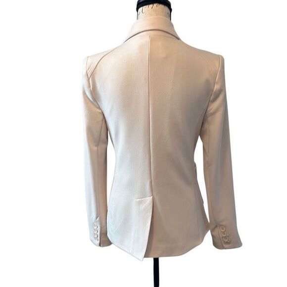 RD Style Cream Double Breasted Blazer La Belle Vita Womens M - Picture 6 of 13